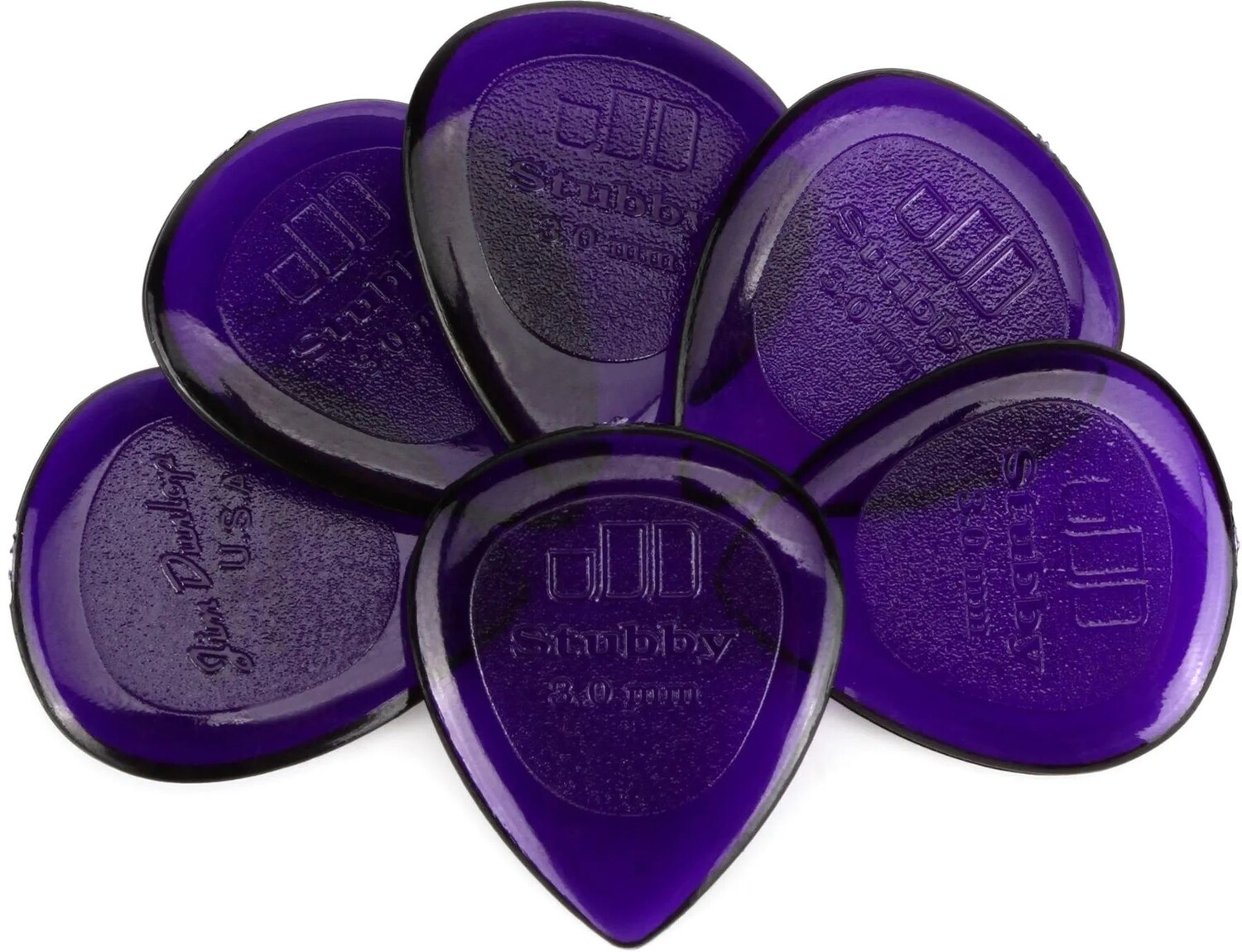 

Медиаторы Dunlop 474P300 Stubby Jazz для гитары, 3,0 мм, 6 шт. в упаковке