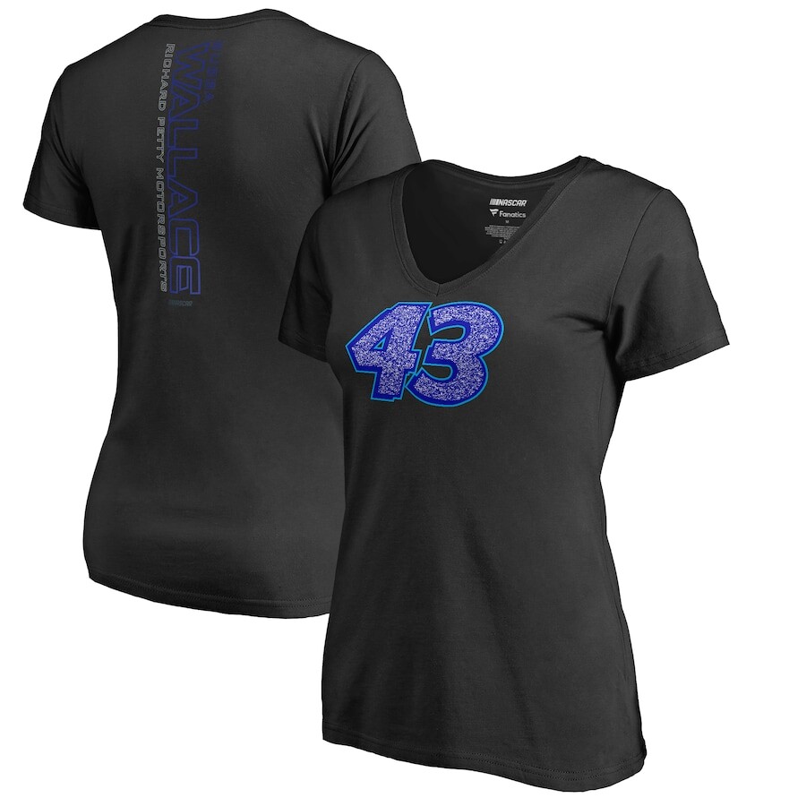 

Футболка с коротким рукавом Fanatics Branded Bubba Wallace, черный
