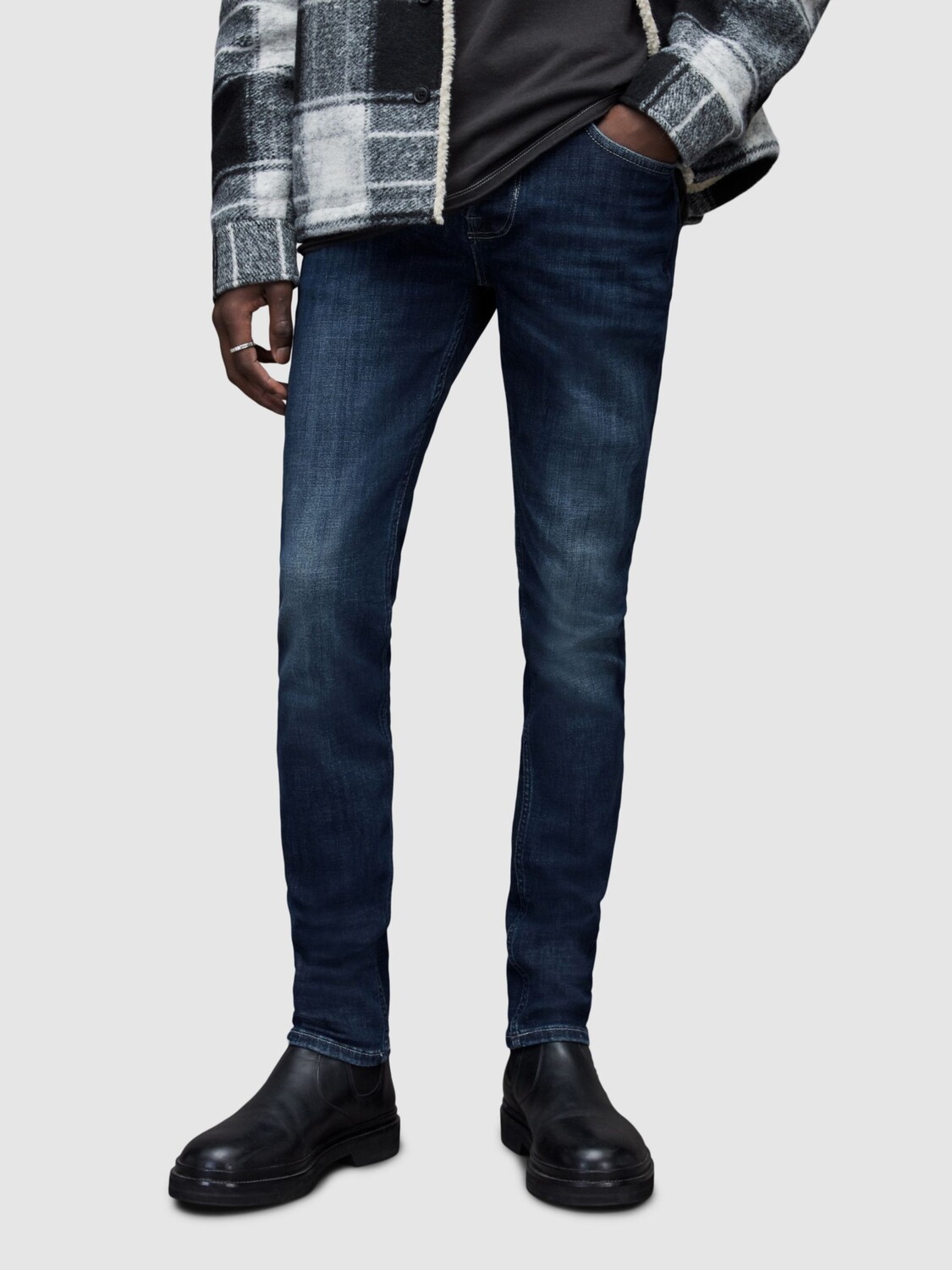 

Джинсы скинни AllSaints Cigarette, Индиго