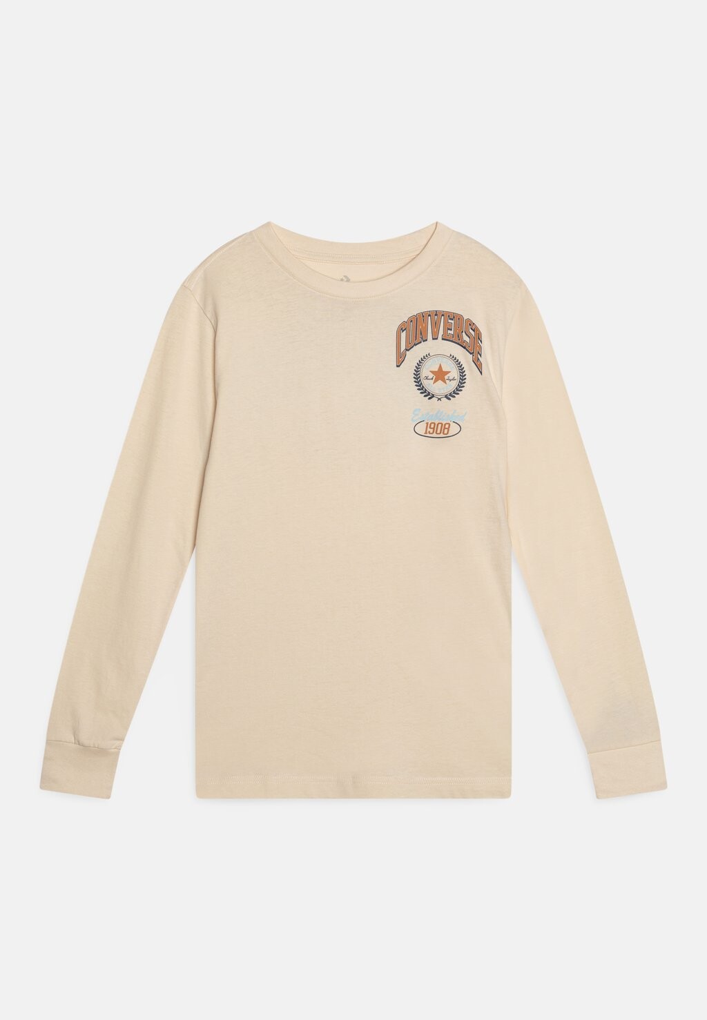 

Топ с длинными рукавами COLLEGIATE SPORT STACK TEE Converse, цвет natural ivory