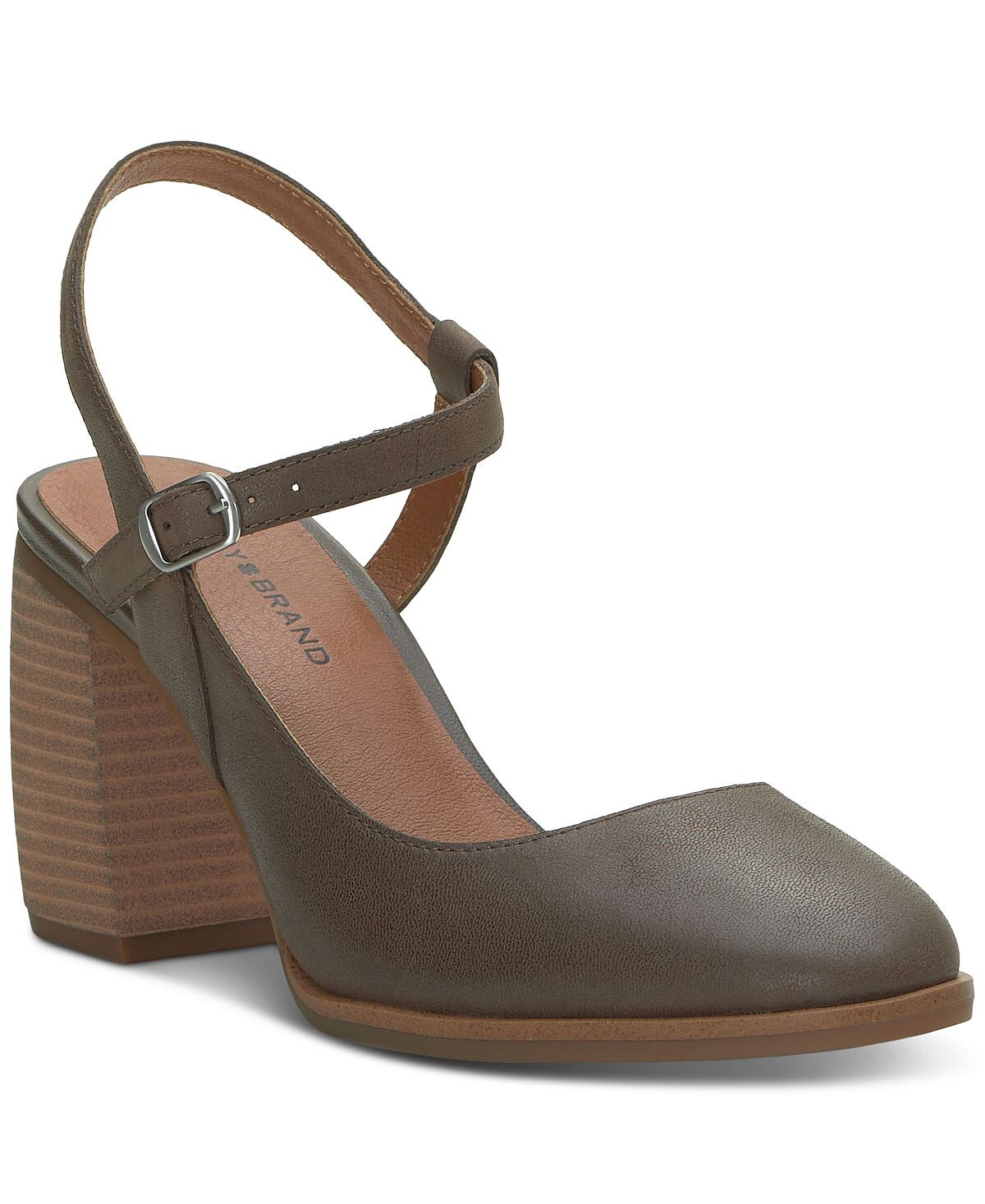 

Женские туфли-лодочки Xarissa на асимметричном каблуке с ремешком на щиколотке Lucky Brand