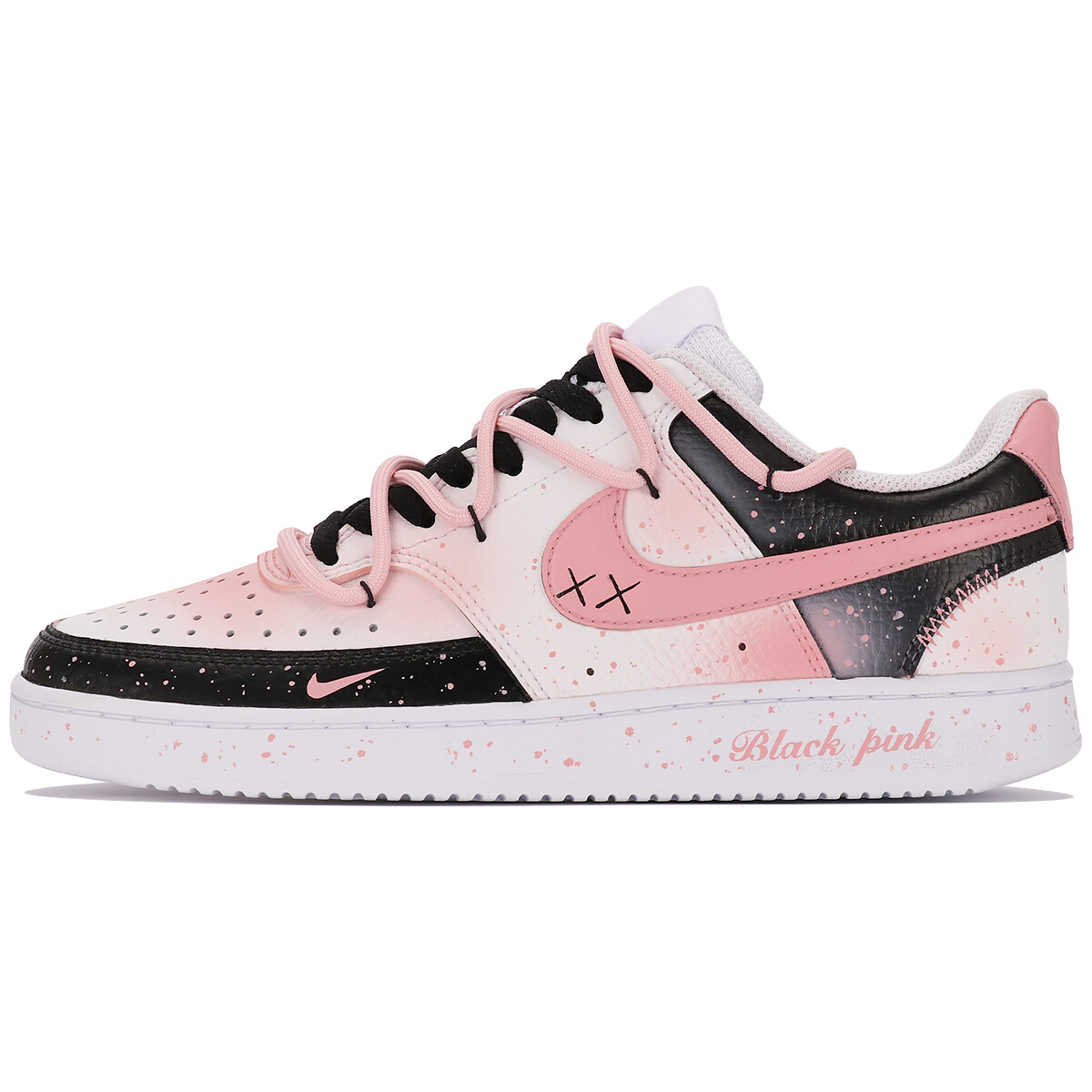 

Женские кроссовки для скейтбординга Nike Court Vision 1, Black/Pink