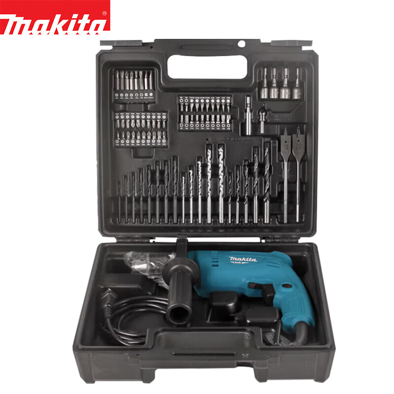 Набор электроинструментов ударной дрели Makita M0801BX1, 500W