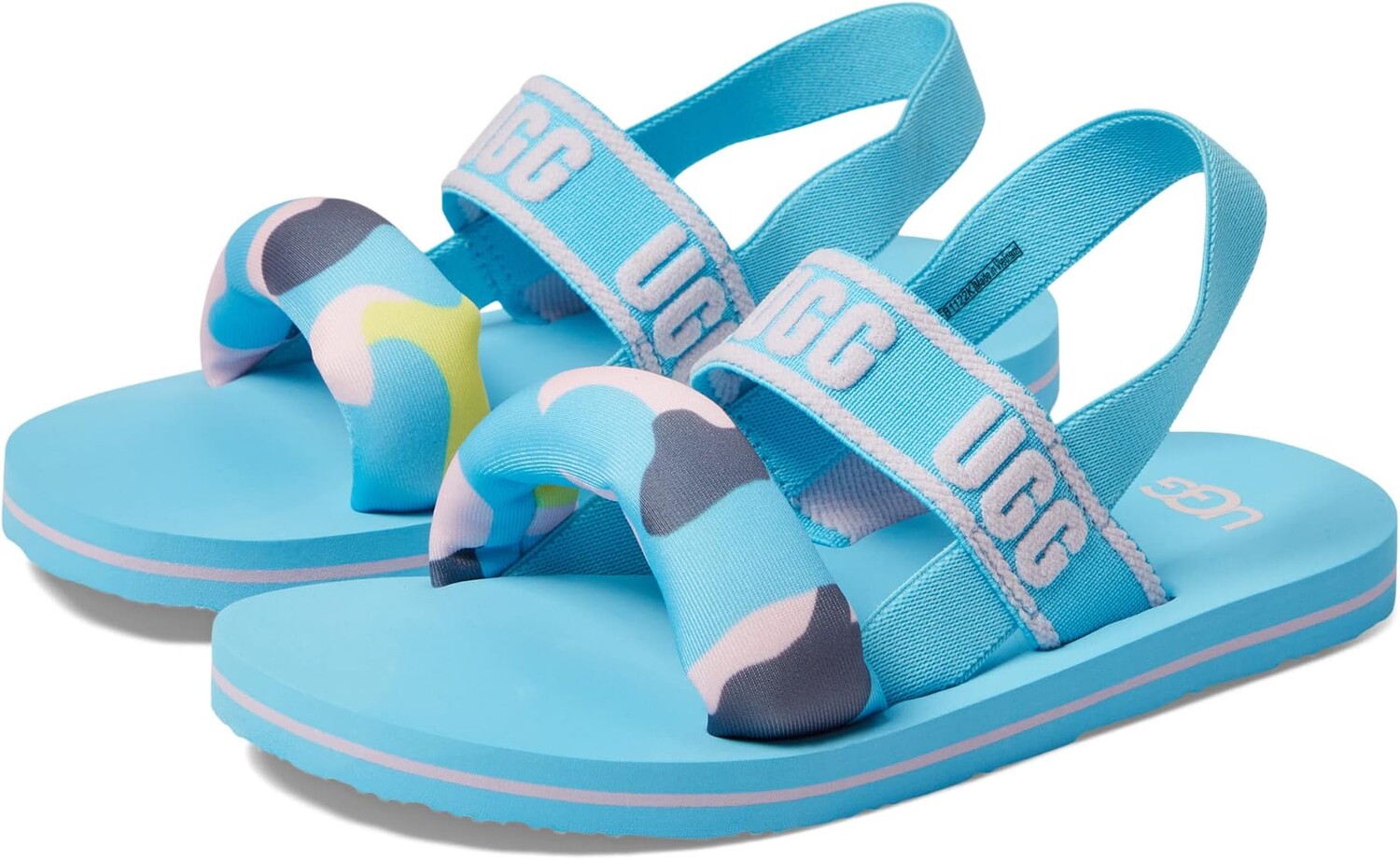 

Сандалии UGG Kids Zuma Sling Camopop, цвет Summer Sky