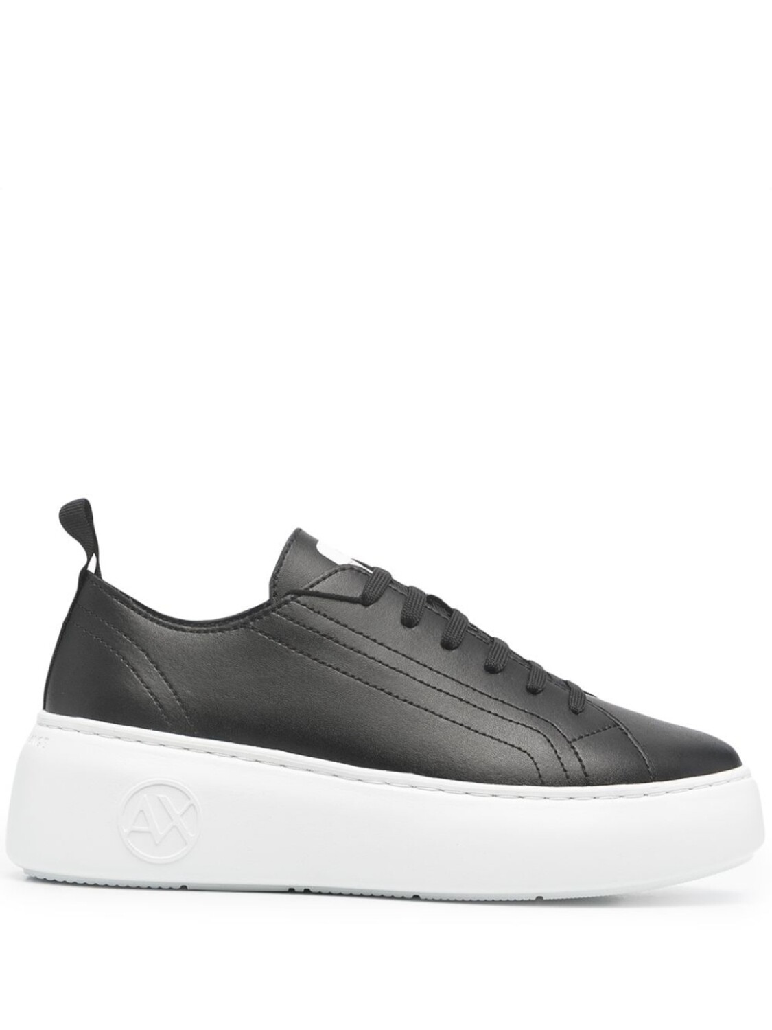 

Armani Exchange массивные кроссовки на шнуровке, черный