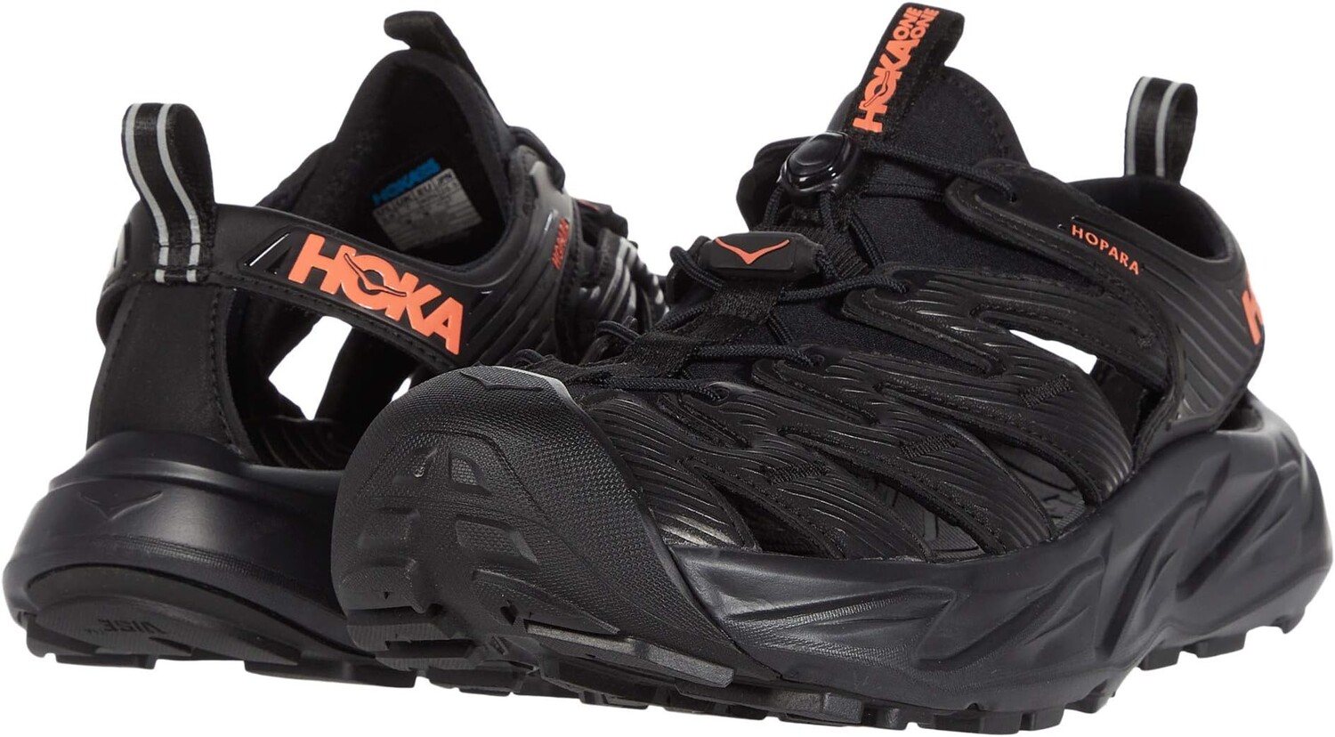 

Сандалии Hopara Hoka, цвет Black/Fusion Coral