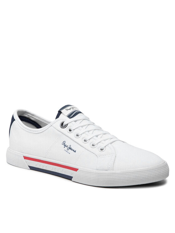 

Кроссовки из ткани Pepe Jeans, белый