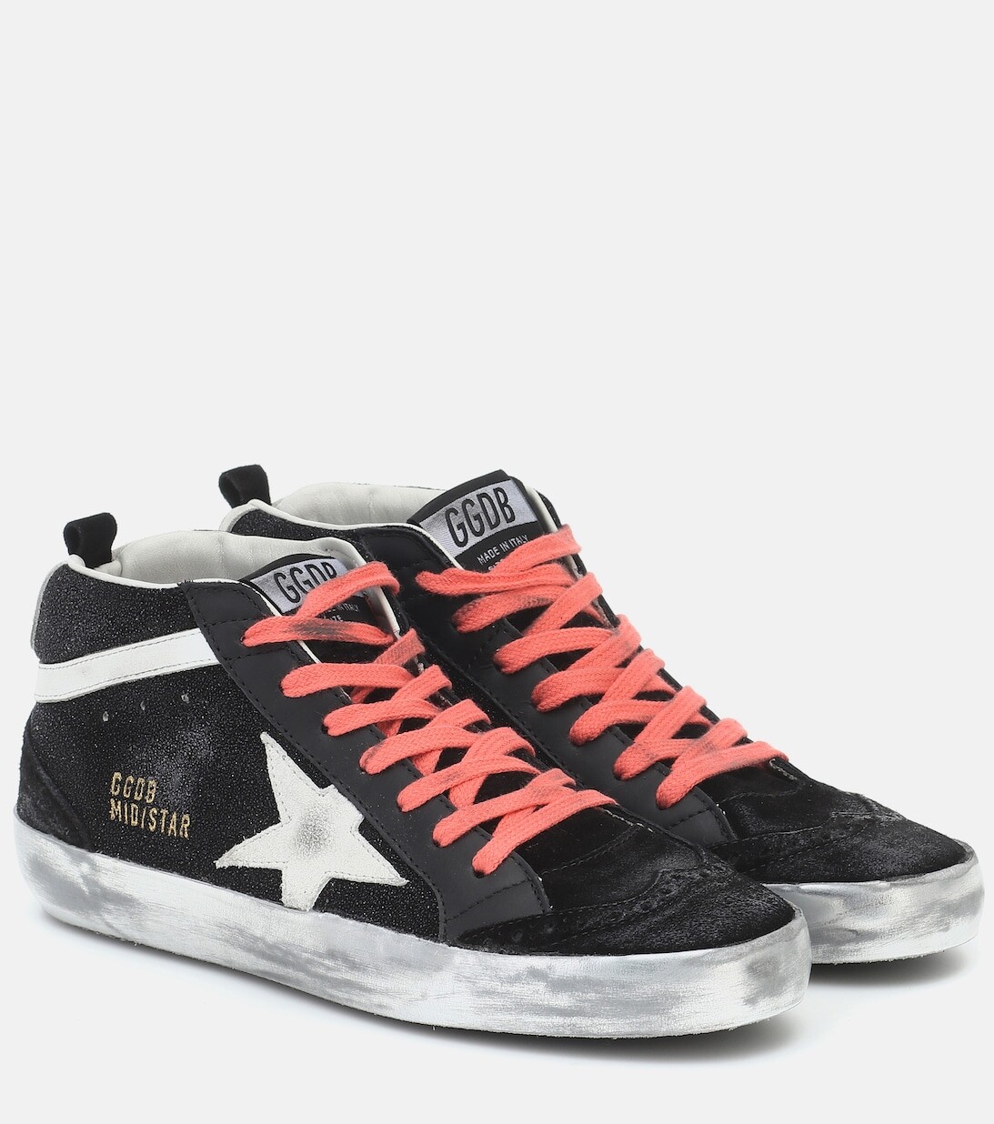 

Кроссовки Mid Star Golden Goose, черный