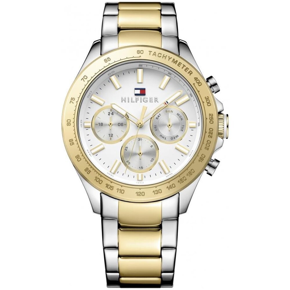 

1791226 двухцветные часы hudson Tommy Hilfiger, серебряный