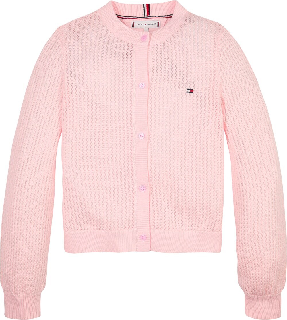 

Вязаный кардиган TOMMY HILFIGER, светло-розовый