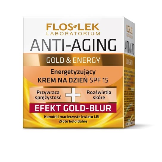 

Бодрящий дневной крем, 50 мл Floslek, Anti-Aging, Gold & Energy, FLOS-LEK