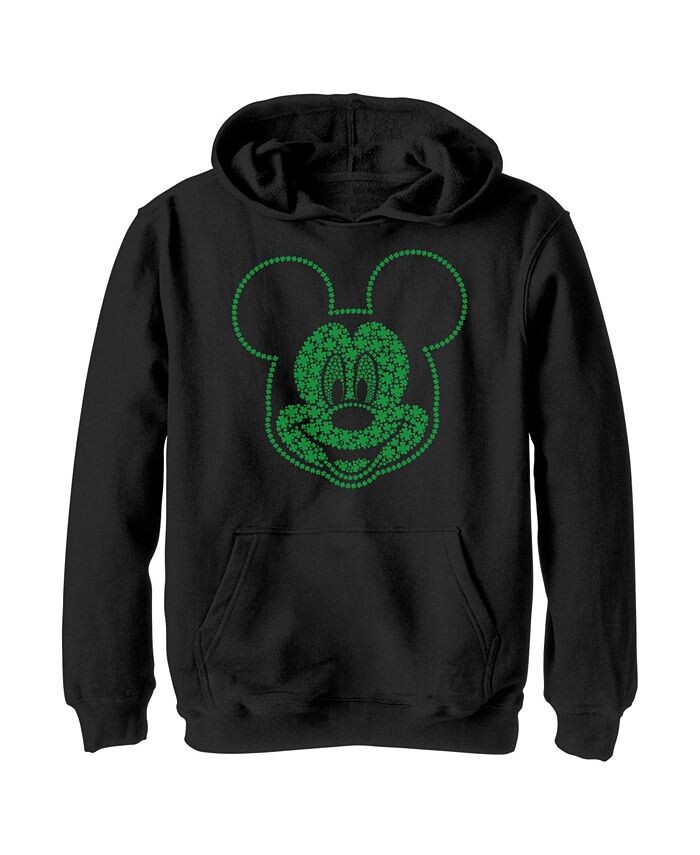 

Мальчик Микки & Детская толстовка с капюшоном Friends Mickey Mouse Clover Big Smile Disney, черный