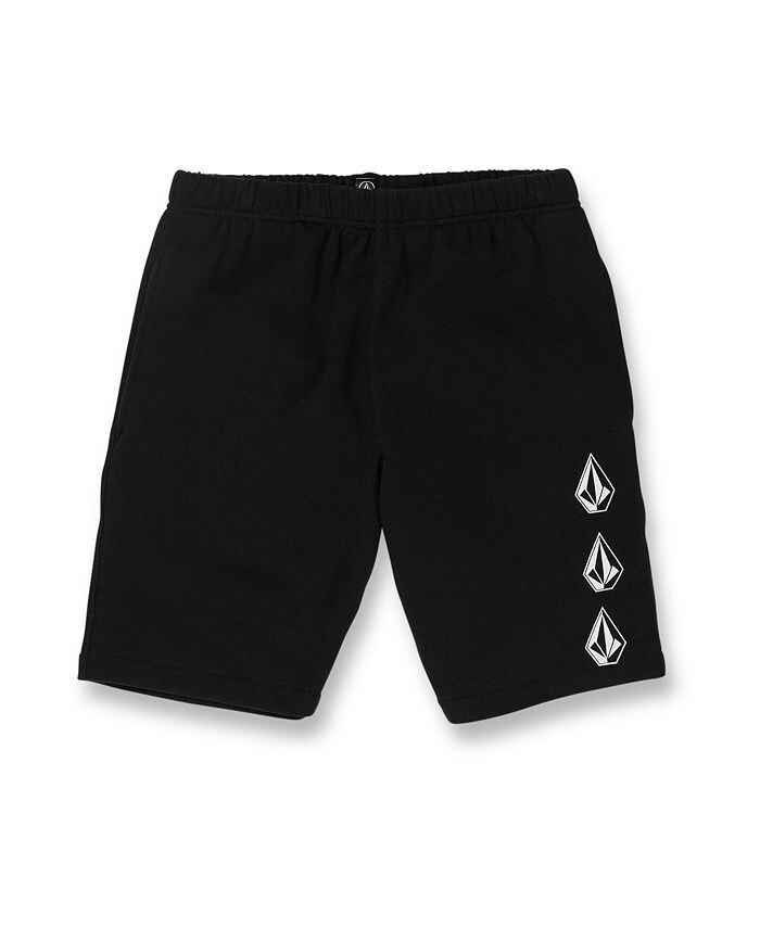 

Флисовые шорты Big Boys Iconic Stone Volcom, черный