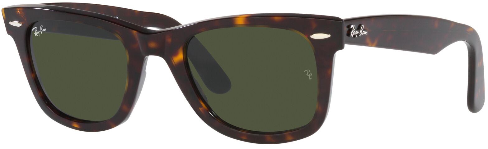 цена Оригинальные солнцезащитные очки Wayfarer из биоацетата Ray-Ban, коричневый