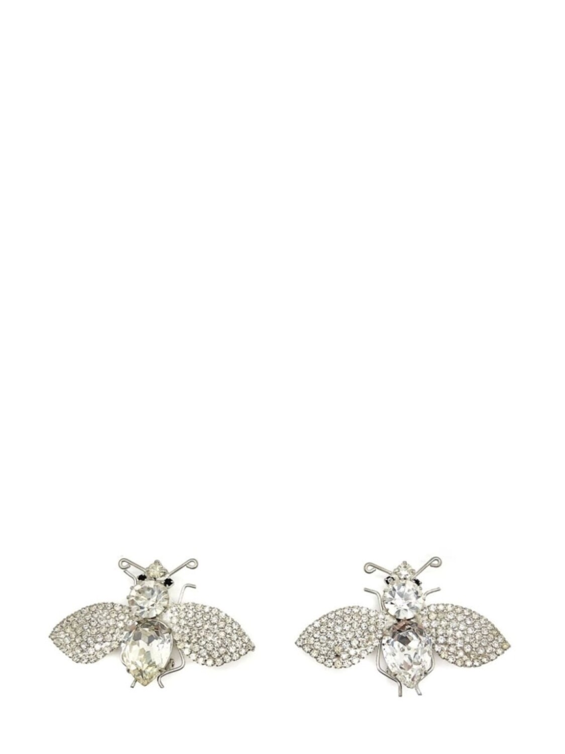 

Винтажные серьги-пчелы в форме кристаллов, 1980-е годы Jennifer Gibson Jewellery, серебряный