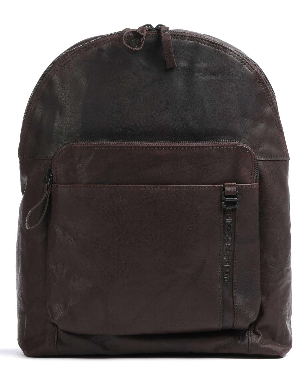 Рюкзак для ноутбука Bronco 15″ из зерненой кожи Spikes & Sparrow, коричневый