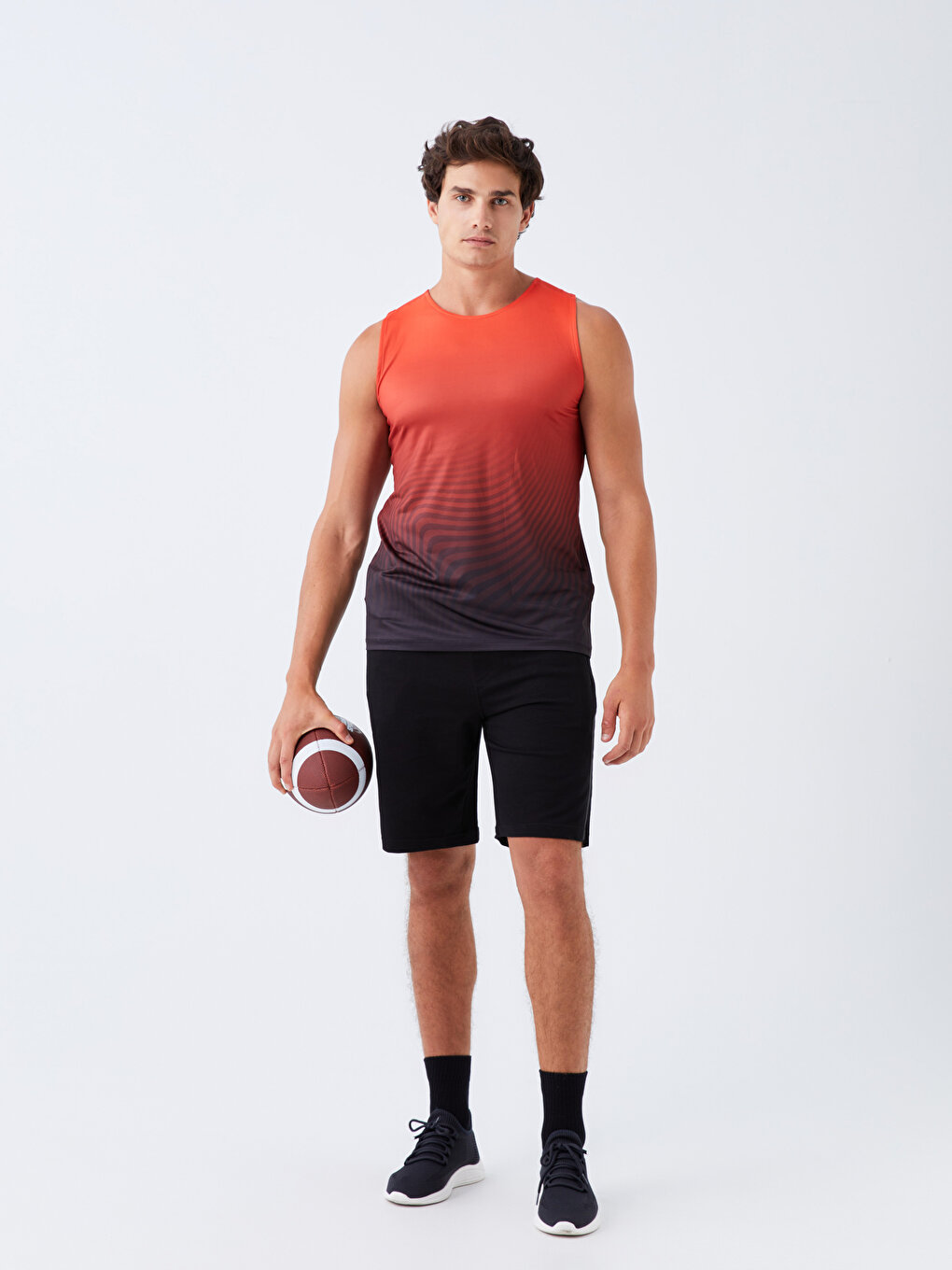 Мужские спортивные шорты Slim Fit LCW Active, новый черный цена и фото