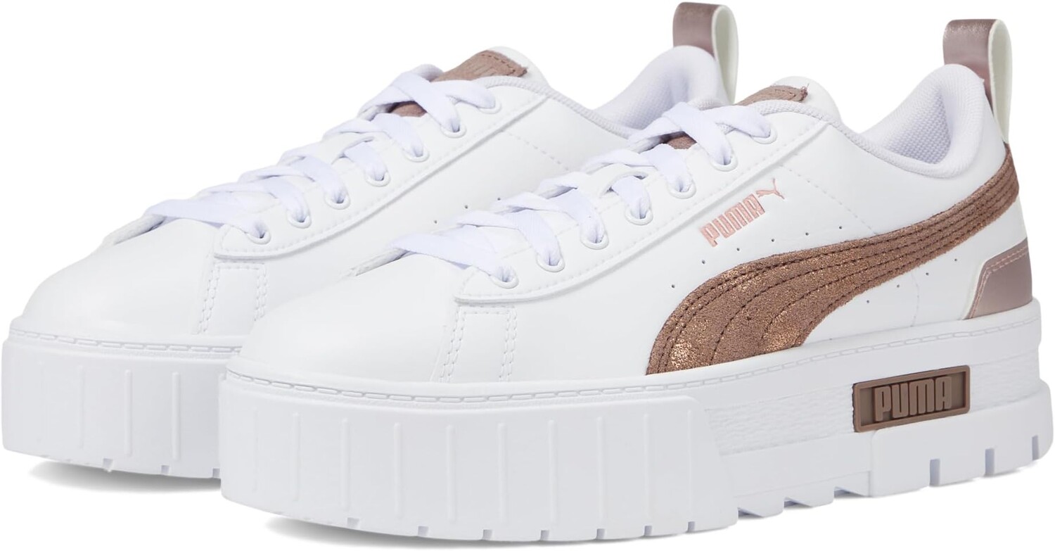 

Кроссовки Mayze Glam PUMA, цвет Puma White/Dark Clove, Белый