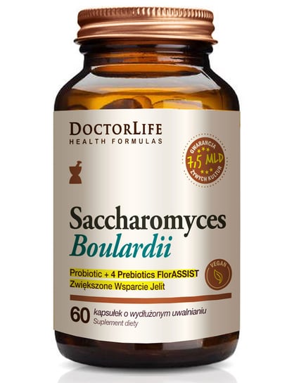 Doctor Life, БАД Saccharomyces boulardii для поддержки кишечника 60 капсул saccharomyces boulardii now foods 60 капсул