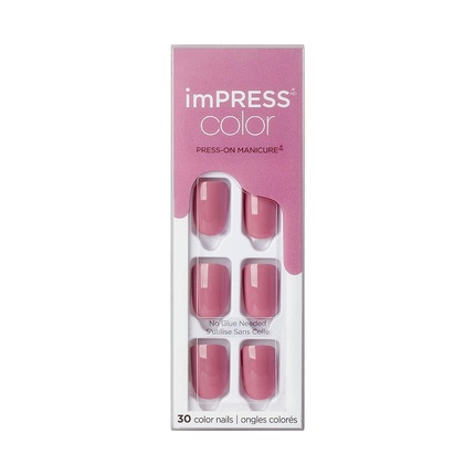 Набор для гелевых ногтей Kiss Color, короткая длина, цвет лепестка, розовый, Impress чехол mypads pettorale для vertex impress groove