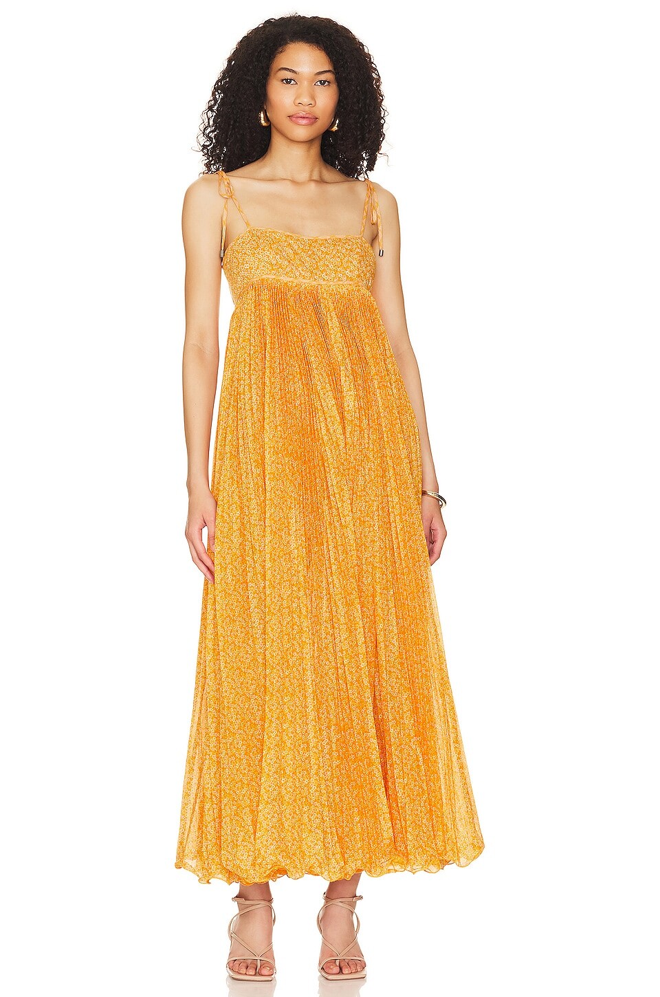 

Платье миди Free People x REVOLVE Emmaline, цвет Yellow Combo