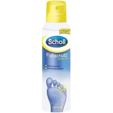 

Scholl Foot Fungus Protection Spray Мягкий дезодорант для ног с длительным действием против неприятных запахов 150мл