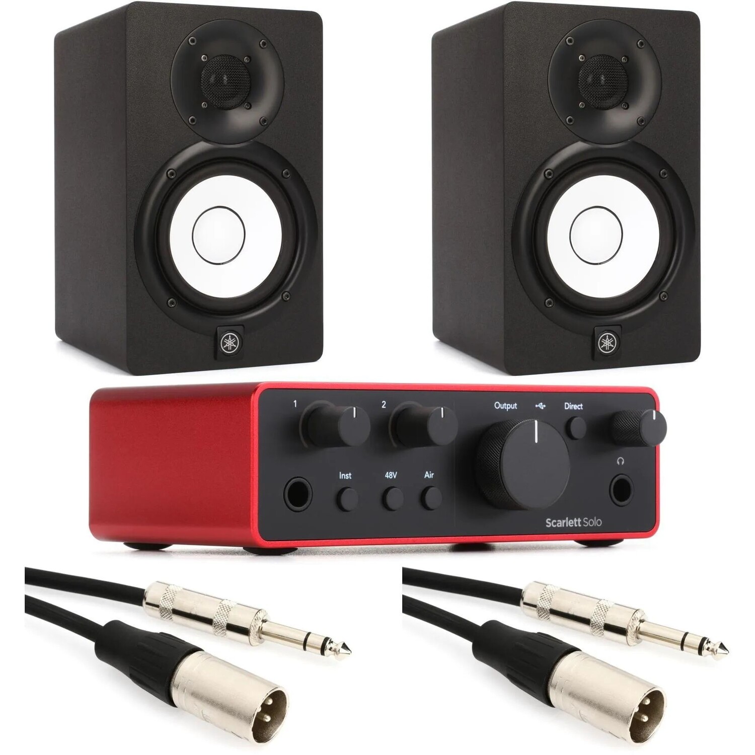 

Новый комплект Focusrite Scarlett Solo с USB-аудиоинтерфейсом 4-го поколения и 5-дюймовым активным студийным монитором Yamaha HS5