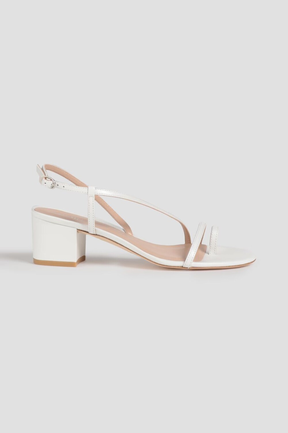 

Кожаные сандалии Soiree Sleek 50 Stuart Weitzman, белый