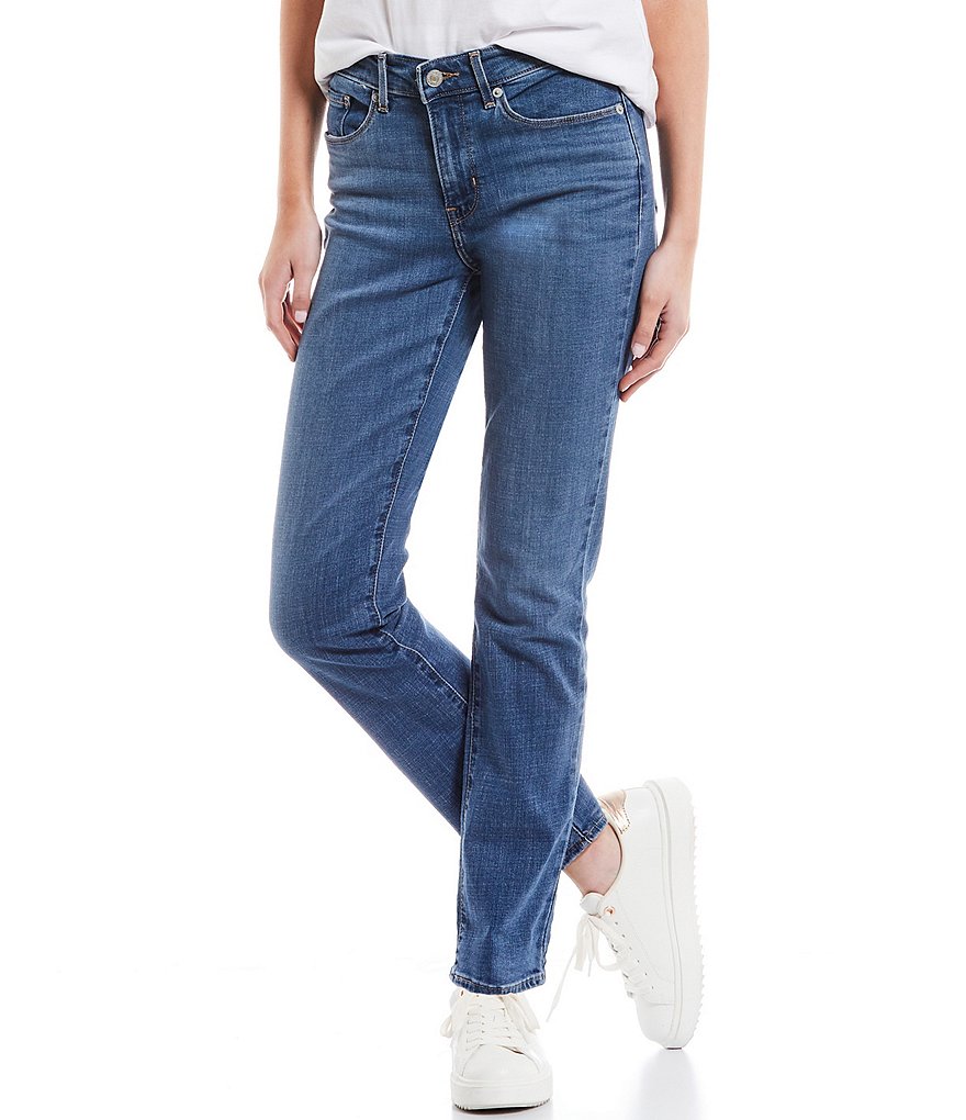 Классические прямые джинсы Levi's со средней посадкой, синий