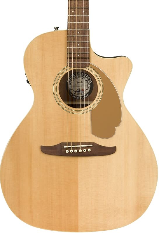 

Акустическая гитара Fender California Newporter Player Acoustic-Electric Guitar Natural