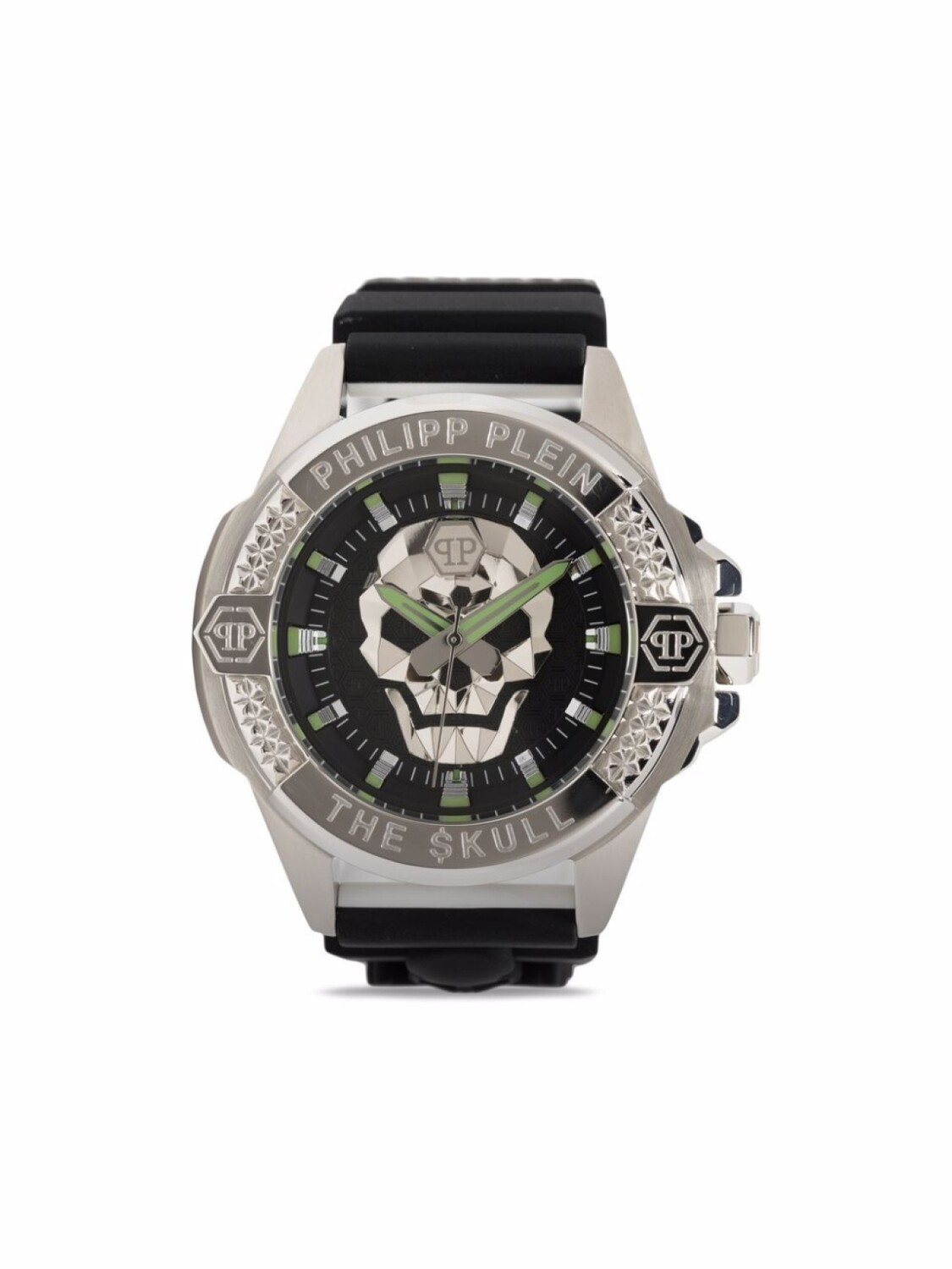 

Philipp Plein наручные часы The $kull 44 мм, серебристый