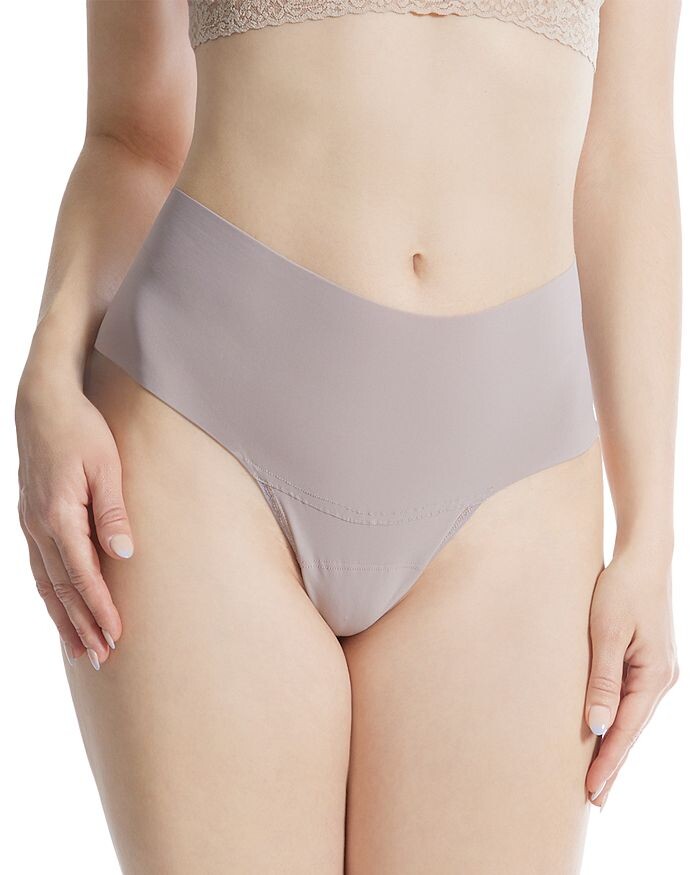 

Натуральные стринги с высокой посадкой Breathe Hanky Panky