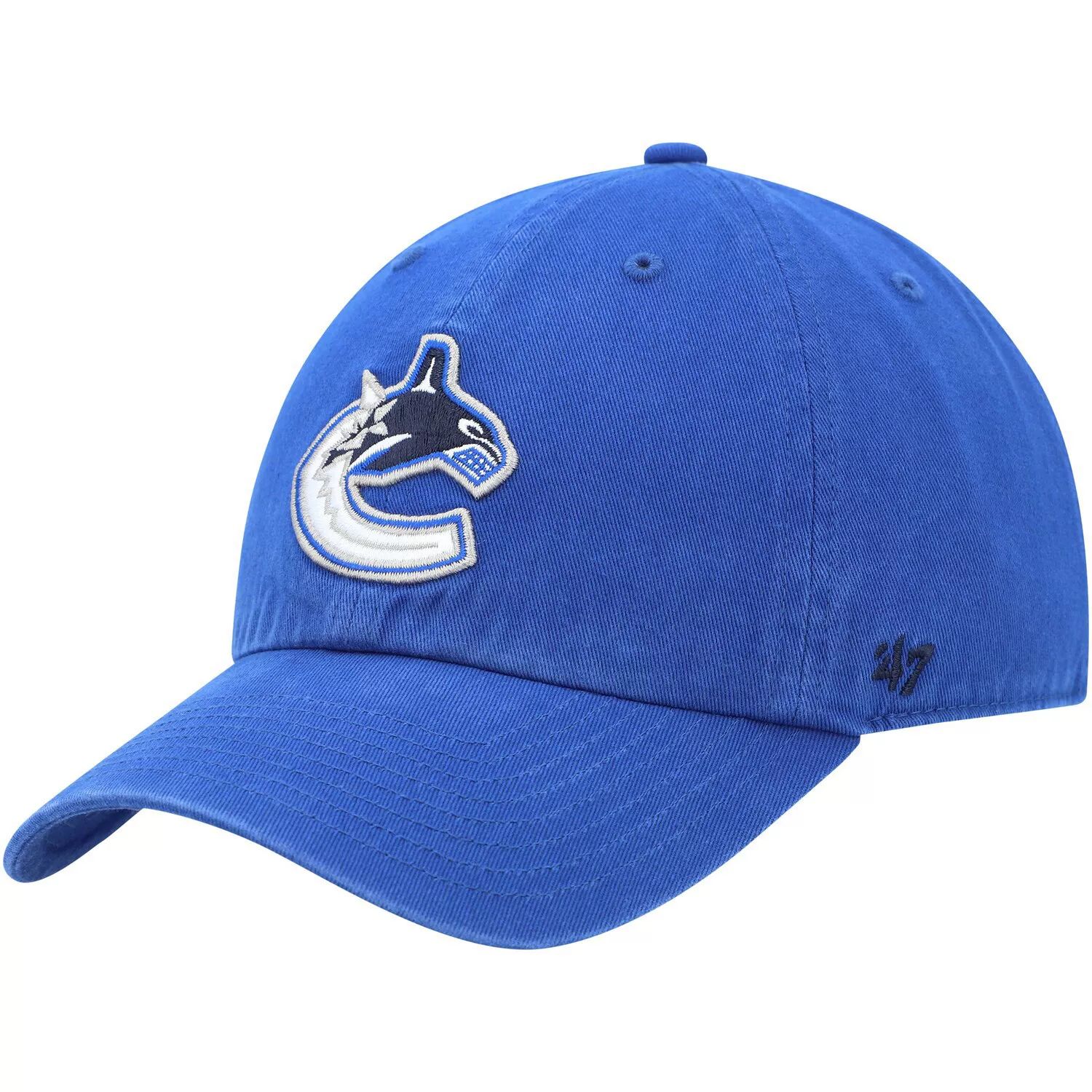 Мужская регулируемая кепка синего цвета Vancouver Canucks Team '47