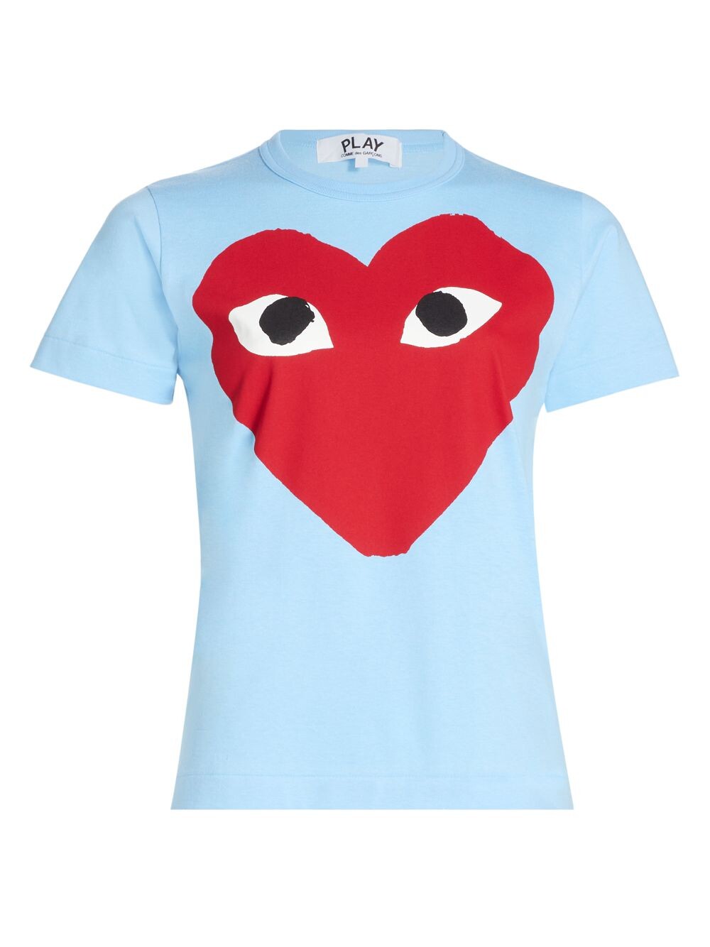 

Футболка с логотипом Play Heart Comme des Garçons PLAY, синий