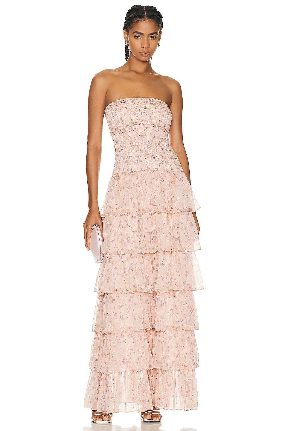 

Платье Caroline Constas Karina Gown, цвет Ivory Blossom