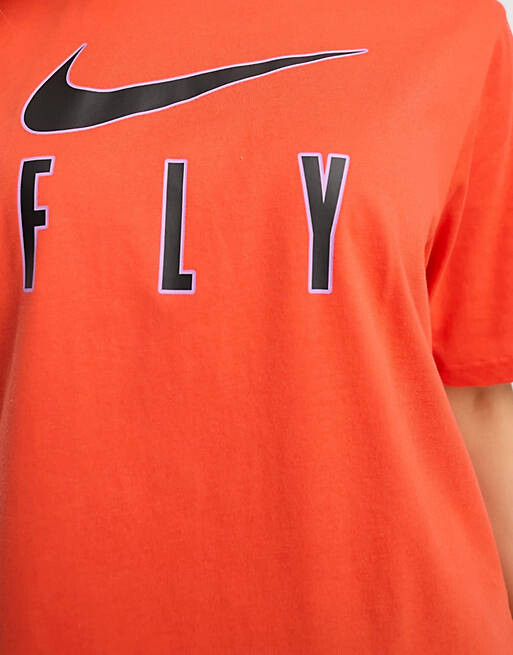 

Красная футболка свободного кроя Nike Training Swoosh Fly, Красный