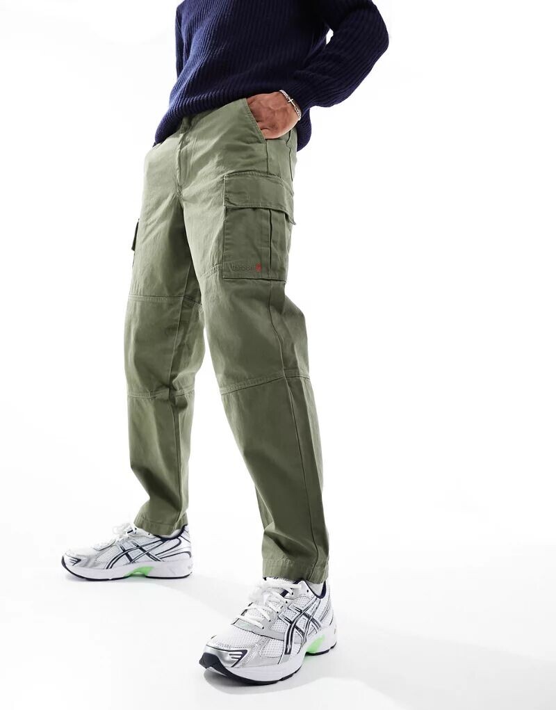 

Брюки карго цвета хаки Barbour Robhill