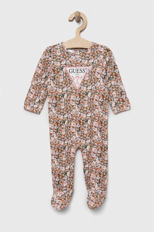 

Хлопковые комбинезоны для новорожденных Guess, мультиколор