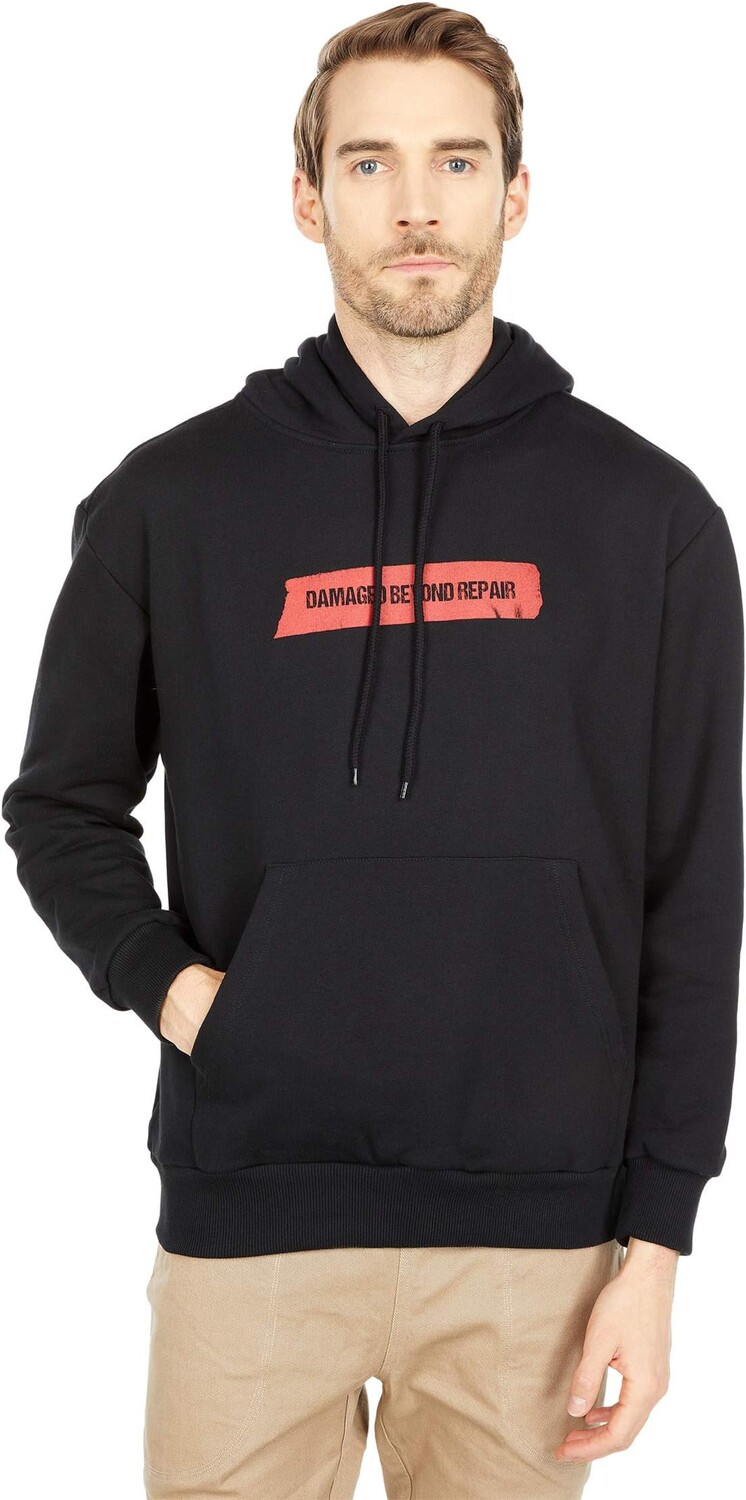 

Худи Blue Marble Paris Damaged Beyond Repair Hoodie - Red, черный