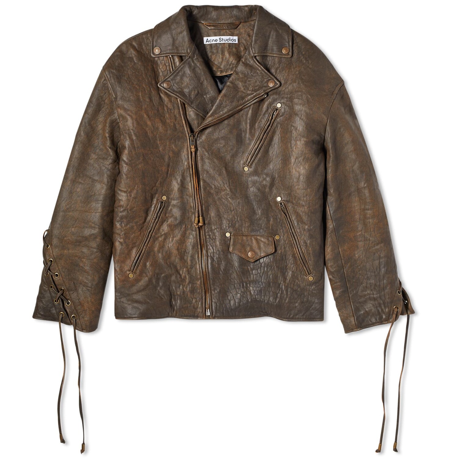 

Куртка Acne Studios Likero Vintage Leather, коричневый