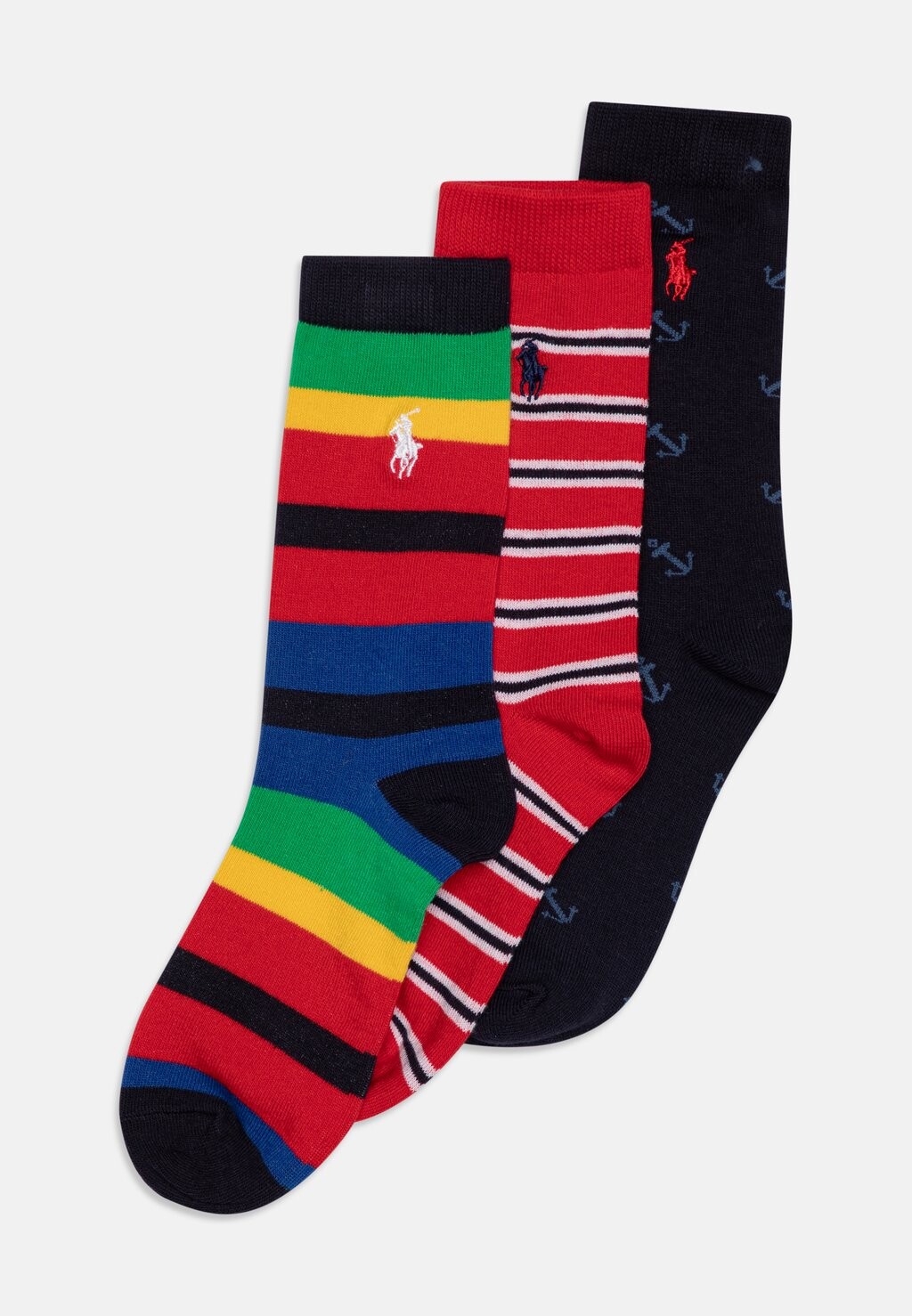 

Носки AMERICAN CREW UNISEX 3 PACK Polo Ralph Lauren, цвет multi-coloured