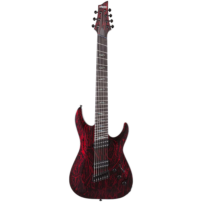 

Электрогитара Schecter C-7 MS Silver Mountain Electric Guitar, 7-String, Blood Mountain