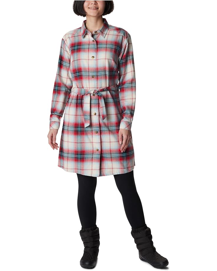 Платье Columbia Holly Hideaway Flannel, цвет Red Lily Ombre Tartan