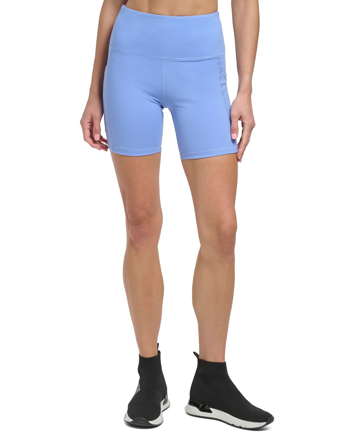 Женские велосипедные шорты Balance со сверхвысокой посадкой без застежки DKNY