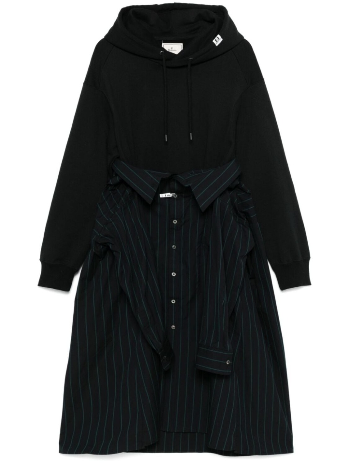 

Maison MIHARA YASUHIRO платье миди с капюшоном, черный
