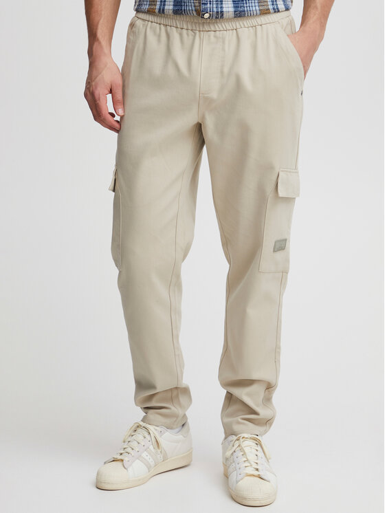 Тканевые брюки стандартного кроя Blend, бежевый тканевые брюки стандартного кроя peserico бежевый
