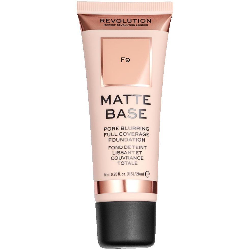 Тональный крем для лица f9 Revolution Makeup Matte Base Foundation, 28 мл тональная основа для лица matte base 28мл f4