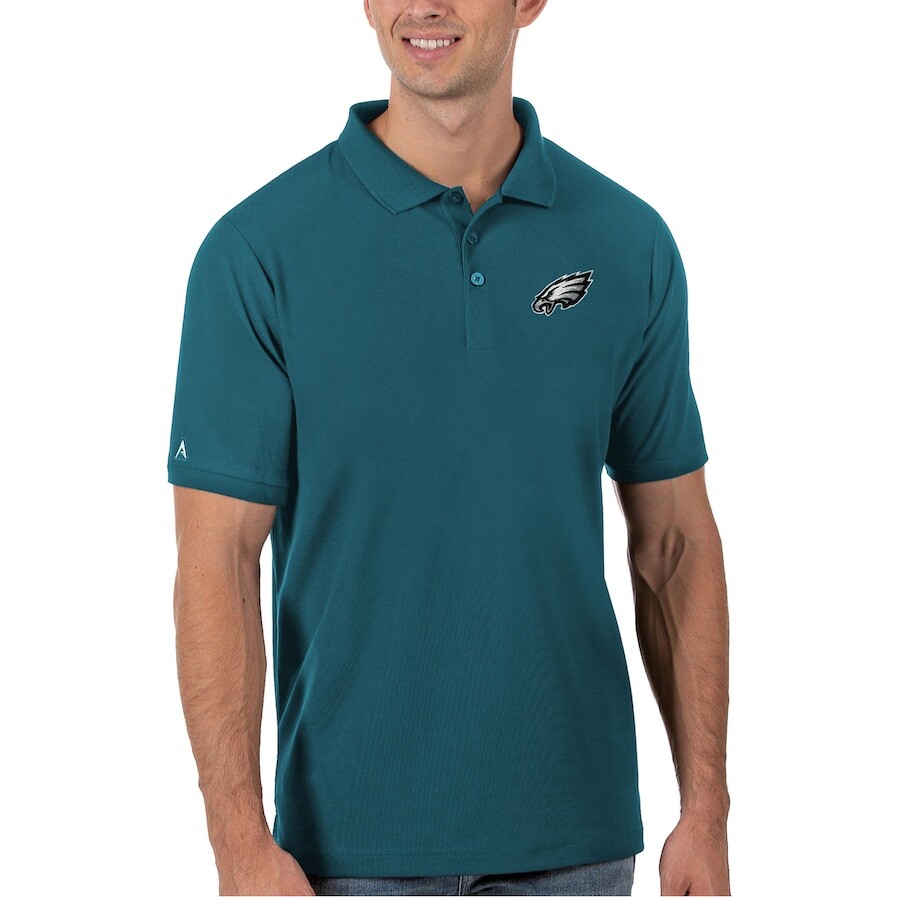 

Поло с коротким рукавом Antigua Philadelphia Eagles, зеленый