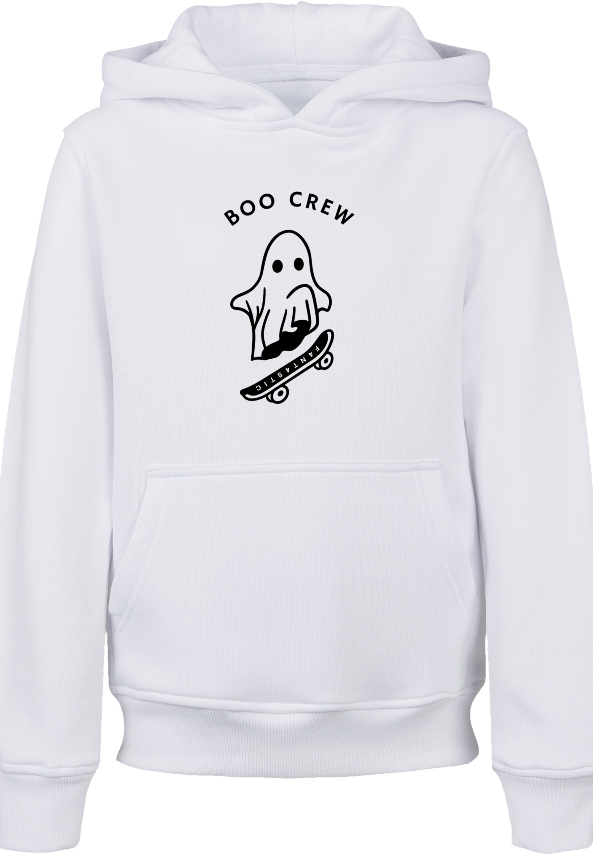 Пуловер F4NT4STIC Hoodie Boo Crew Halloween, белый