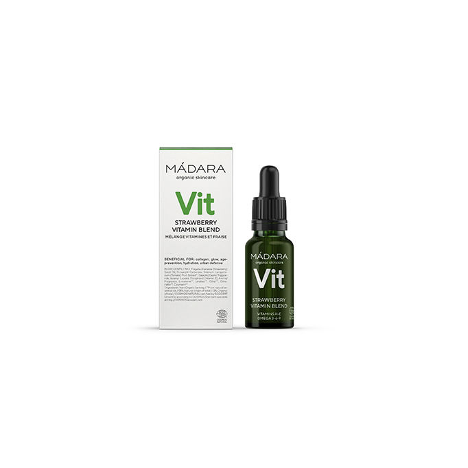 масло для ухода за лицом Organic skincare sérum facial de vitaminas de fresa Natura siberica, 17 мл цена и фото